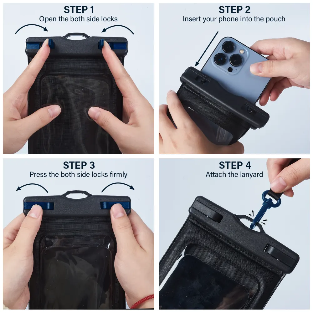 Life Is Better On A Cruise With Best Friends Chibi - Personalized Waterproof Phone Pouch - Image 5