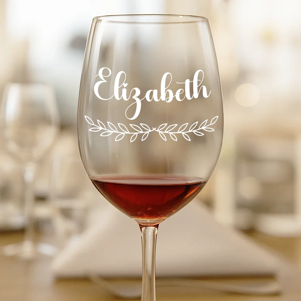 Life Is Full Of Choices - Personalized Wine Glass - Image 2