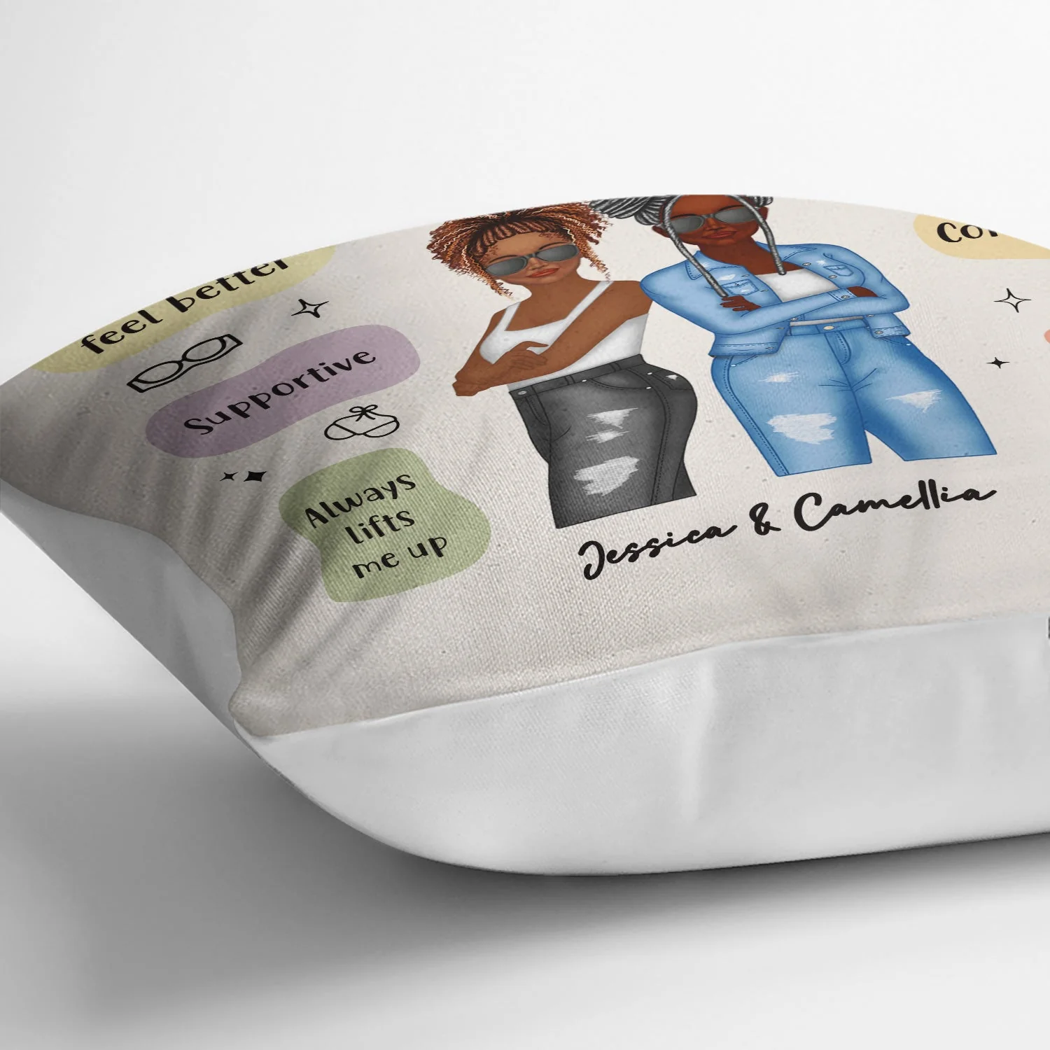 Like A Good Bra - Gift For Sister - Personalized Pillow - Image 3