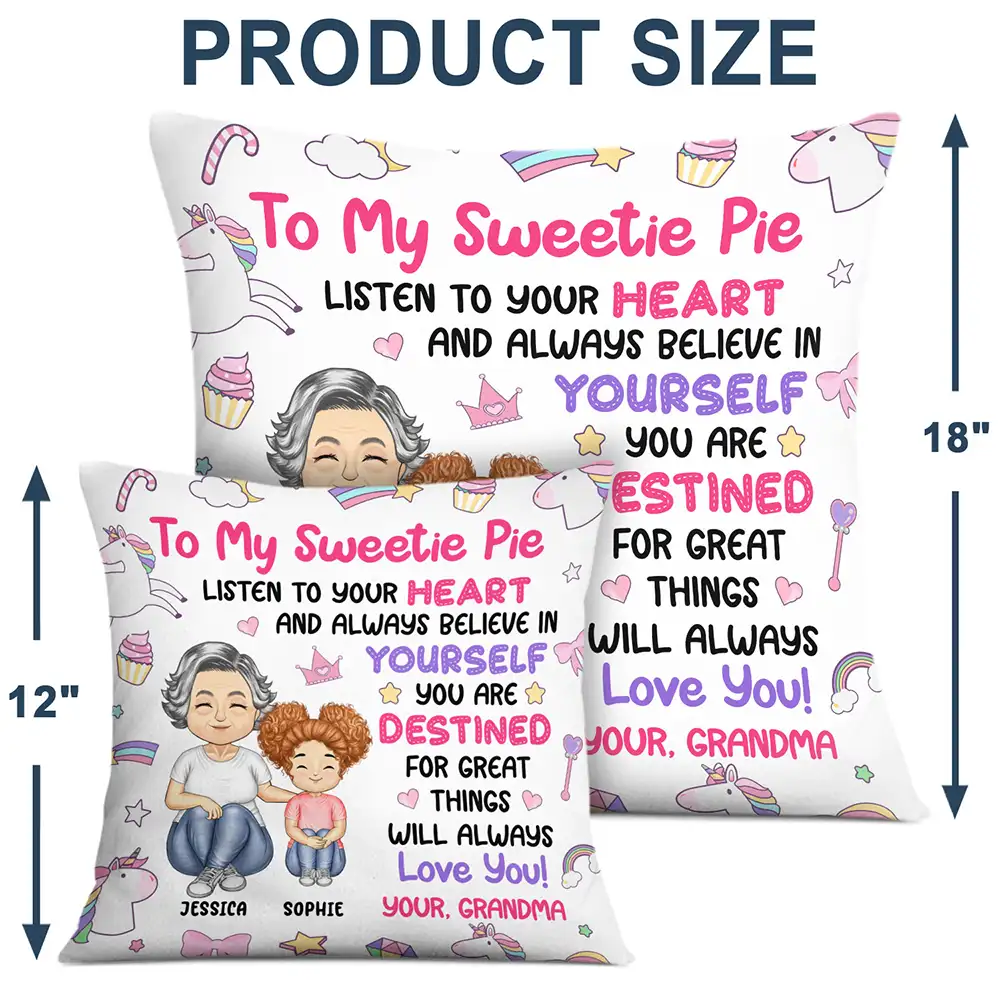Listen To Your Heart And Always Believe In Yourself - Personalized Pillow - Image 4