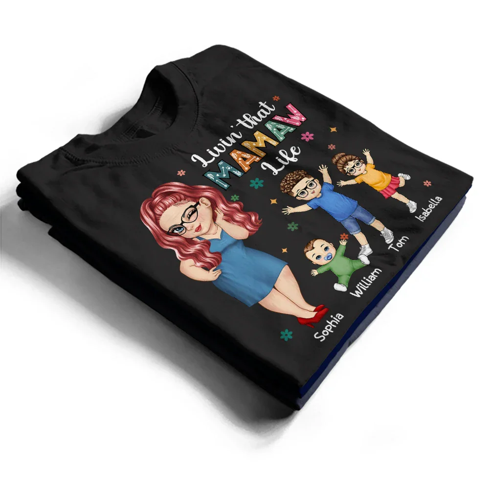 Living That Grandma Life - Personalized T Shirt - Image 2