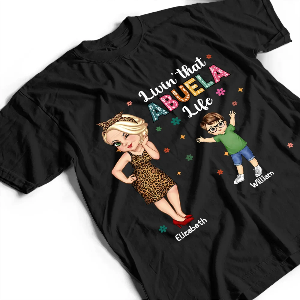 Living That Grandma Life - Personalized T Shirt - Image 3