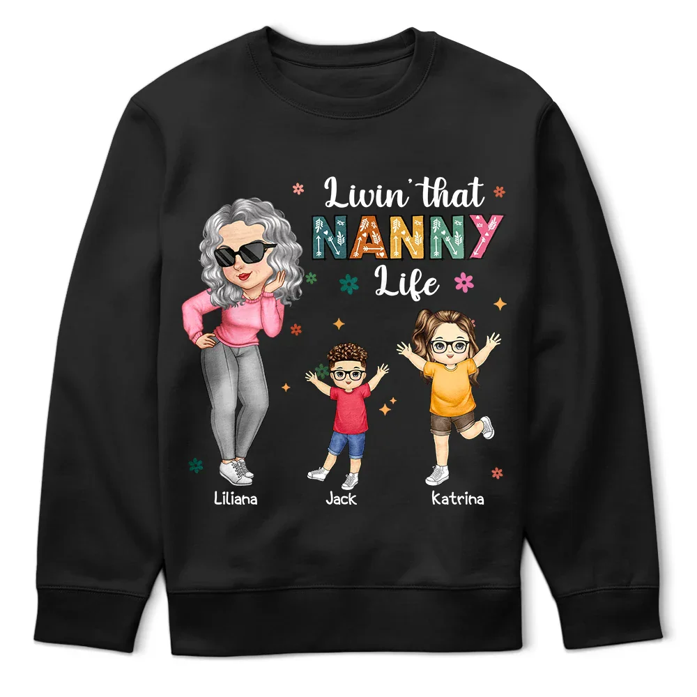 Living That Grandma Life - Personalized T Shirt - Image 5