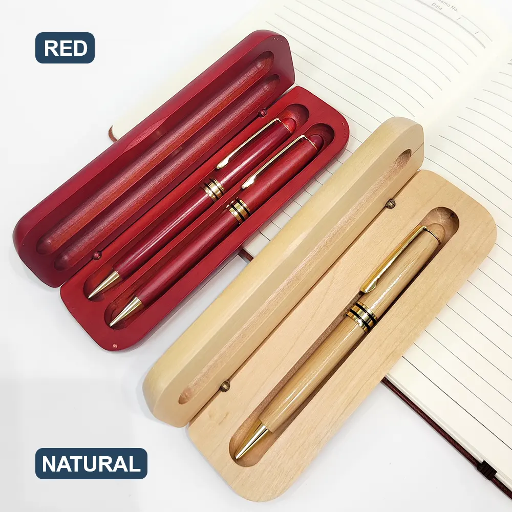 Congrats On Being My Husband - Personalized Wooden Pen Set - Image 3