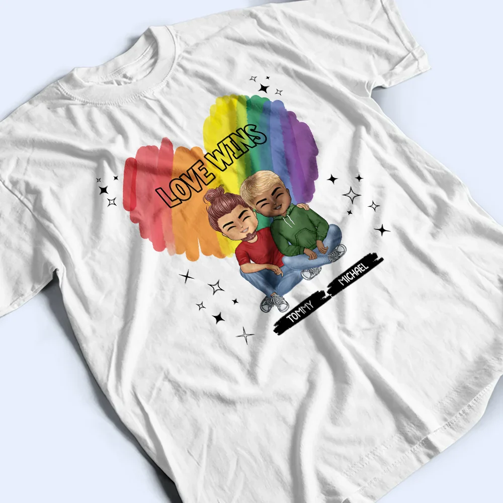 Love Is Love - Personalized T Shirt - Image 3
