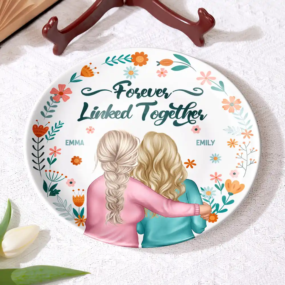 Love That You Are My Mom - Personalized Ceramic Plate - Image 4