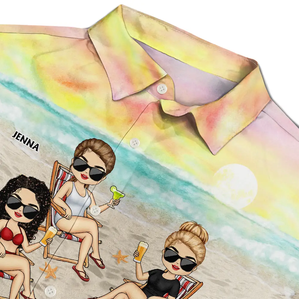 Love You To The Beach And Back - Personalized Hawaiian Shirt - Image 4
