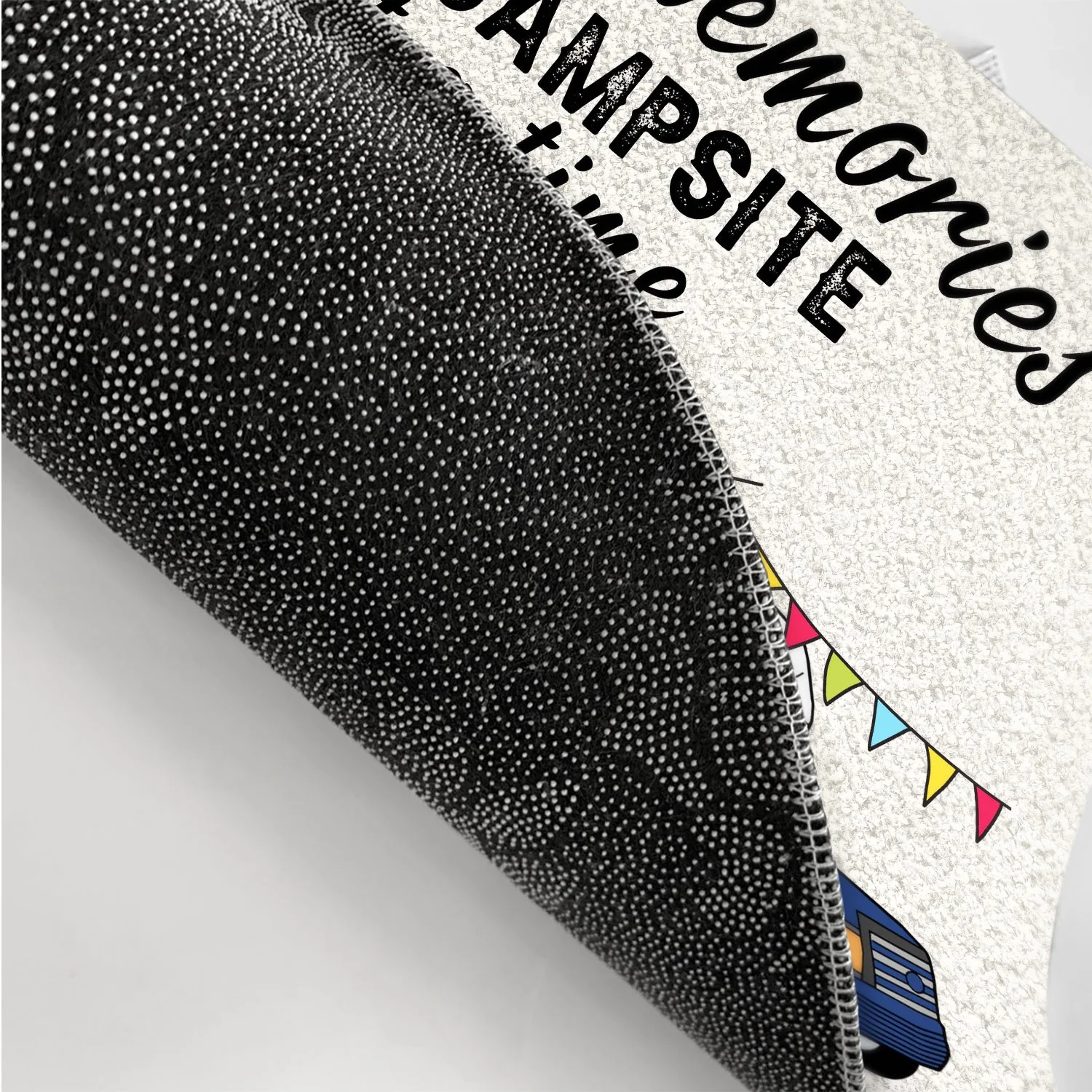Making Memories One Campsite At A Time Back Couple - Gift For Camping Couples - Personalized Doormat - Image 3