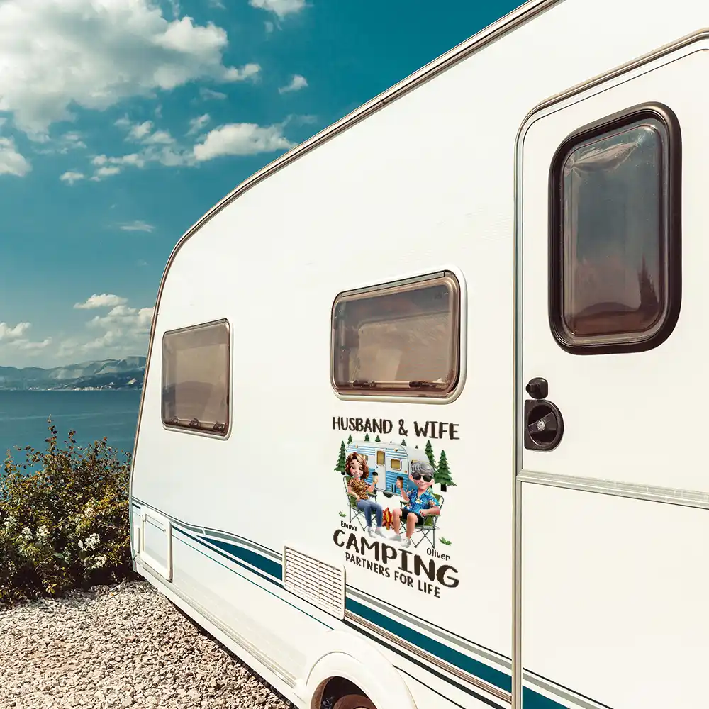 Making Memories One Campsite At A Time - Personalized Decor Decal - Image 2