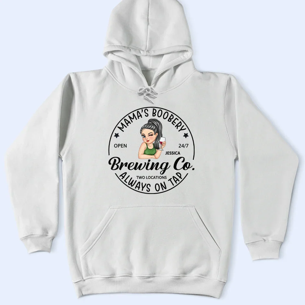 Mama's Boobery Brewing Co - Personalized T Shirt - Image 4