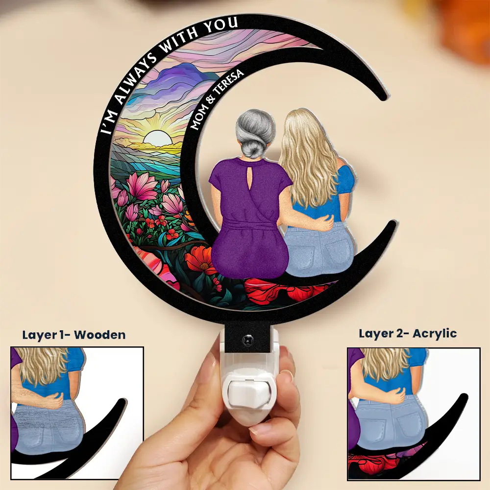 Memorial Always With You - Personalized Plug-in Night Light - Image 3