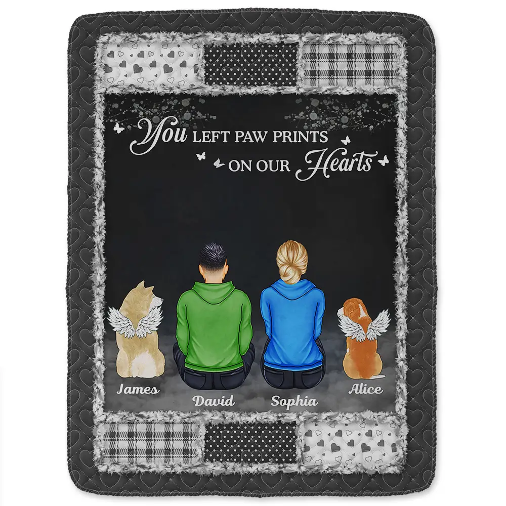 Memorial Dog Cat If Love Could Have Saved You - Personalized Fleece Blanket, Sherpa Blanket - Image 2