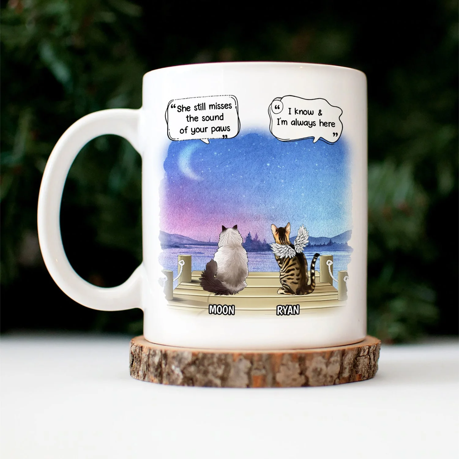 Memorial They Still Talk About You - Memorial Gift For Pet Lovers - Personalized Mug - Image 3