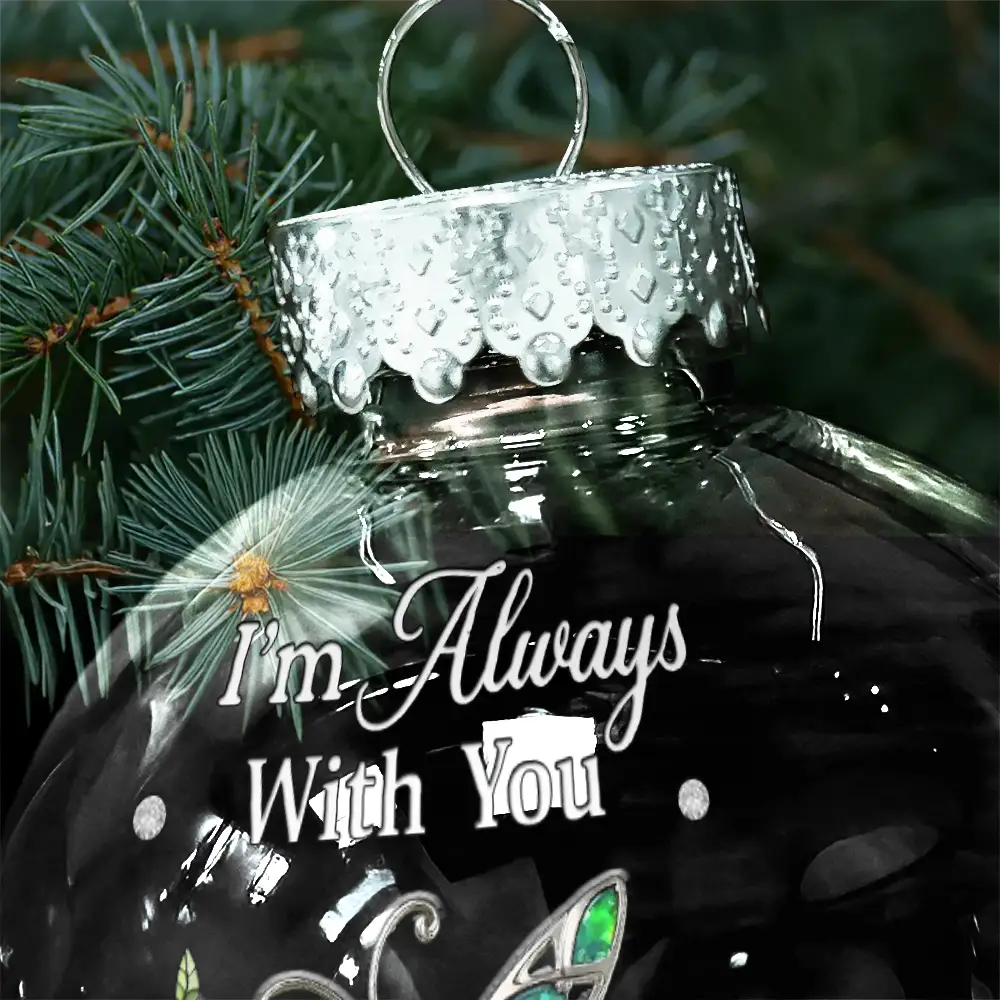 Memorial We're Always With You - Personalized Ball Ornament - Image 6