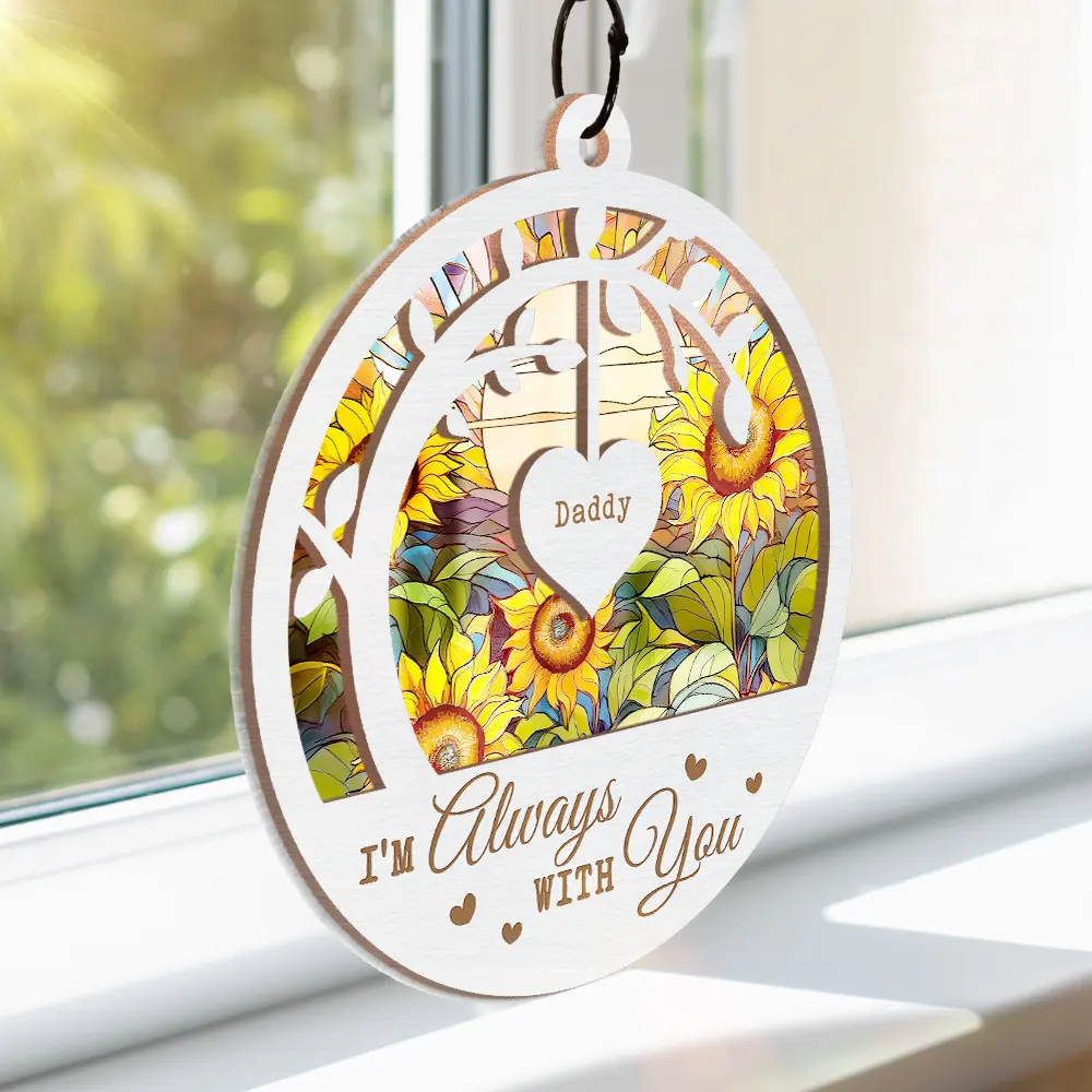 Memorial Your Memories Are The Light - Personalized Window Hanging Suncatcher Ornament - Image 3