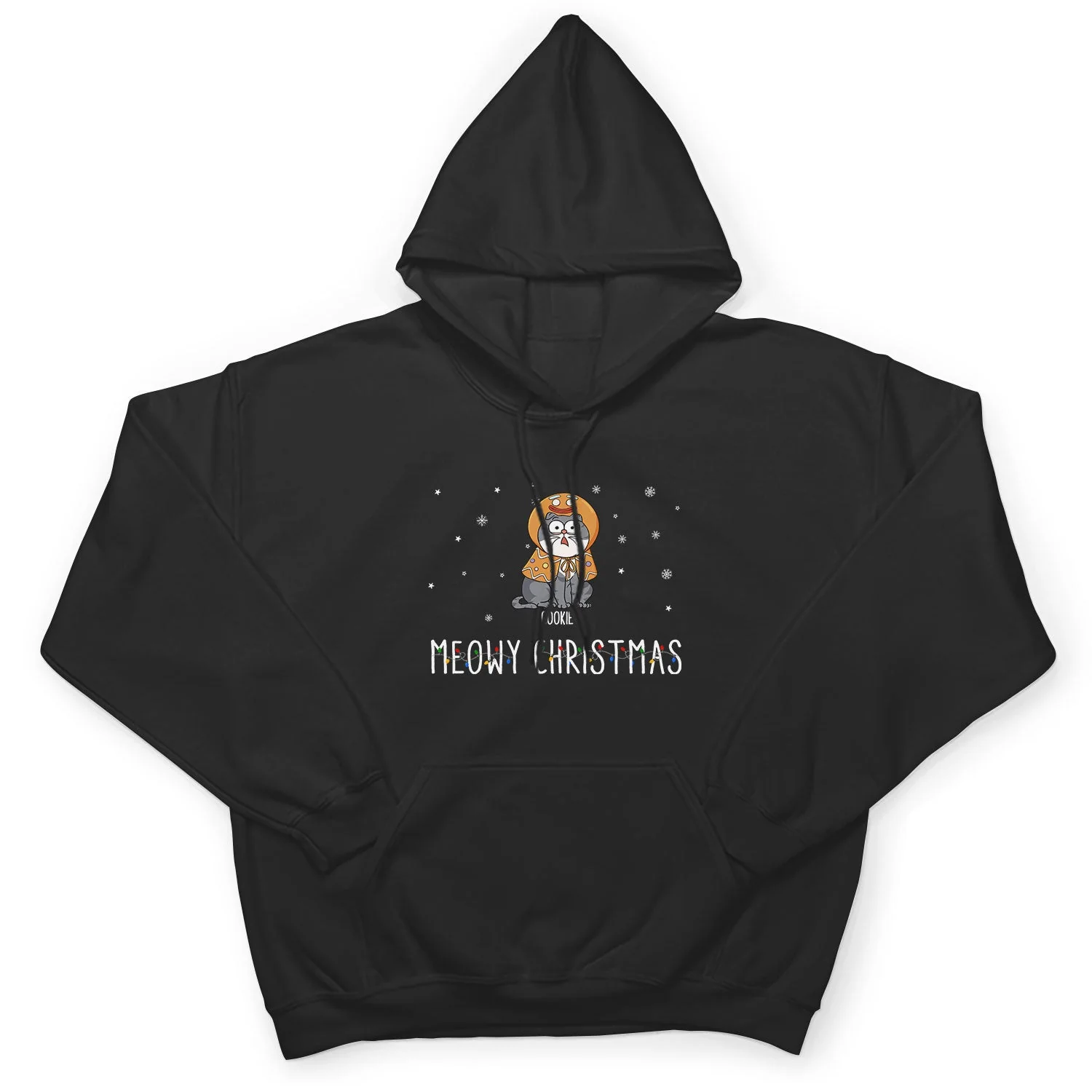 Meowy Christmas Funny Cartoon Cats - Gift For Cat Lovers - Personalized Sweatshirt - Image 5