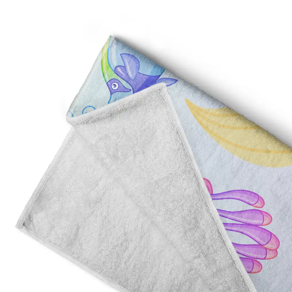 Mermaid Kids - Personalized Beach Towel - Image 4