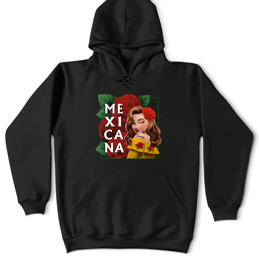Mexicana Latina Hispanic Month - Personalized T Shirt - Image 5