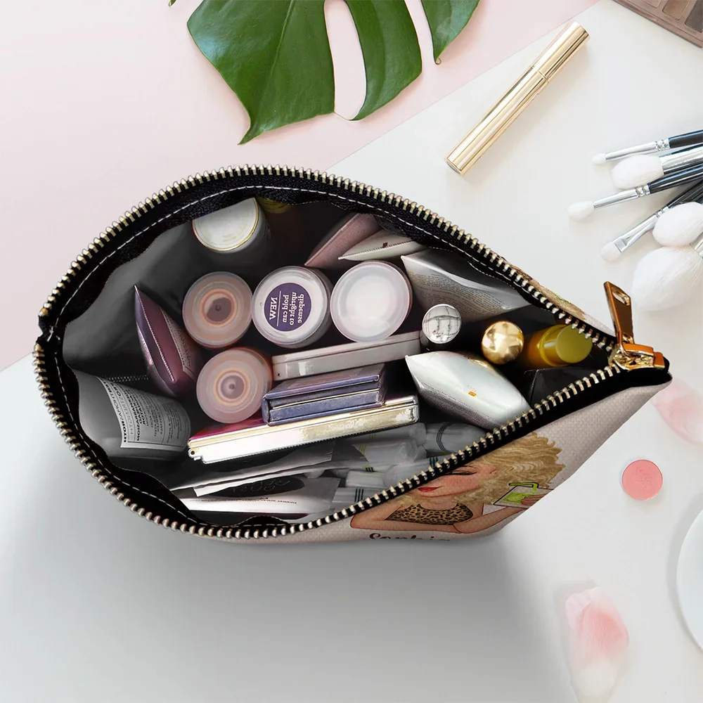 Might Be Make Up Might Be Snacks - Personalized Cosmetic Bag - Image 5