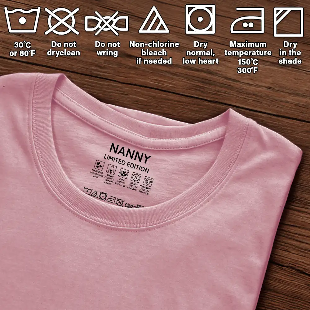 Mom Care Label - Personalized T Shirt - Image 6