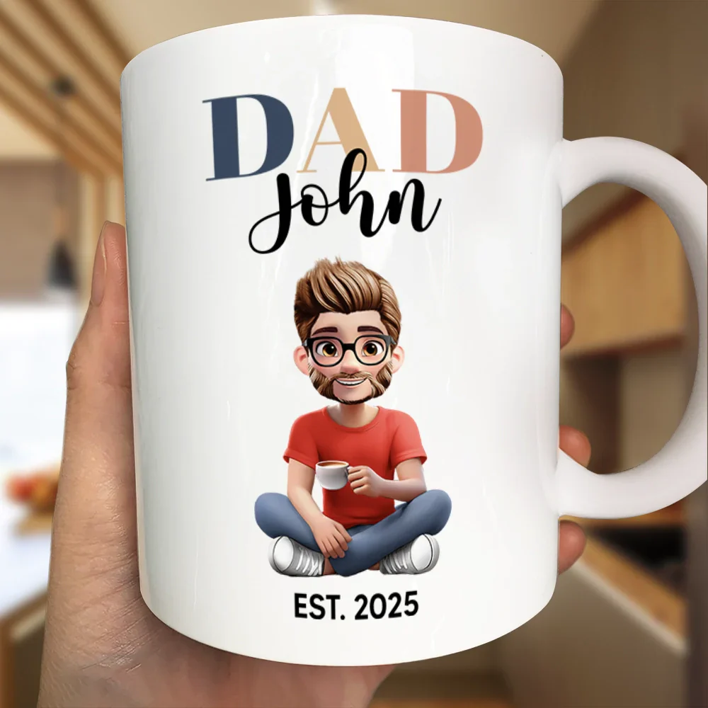 Mom Dad Auntie Uncle Pregnancy Announcement - Personalized Mug - Image 3
