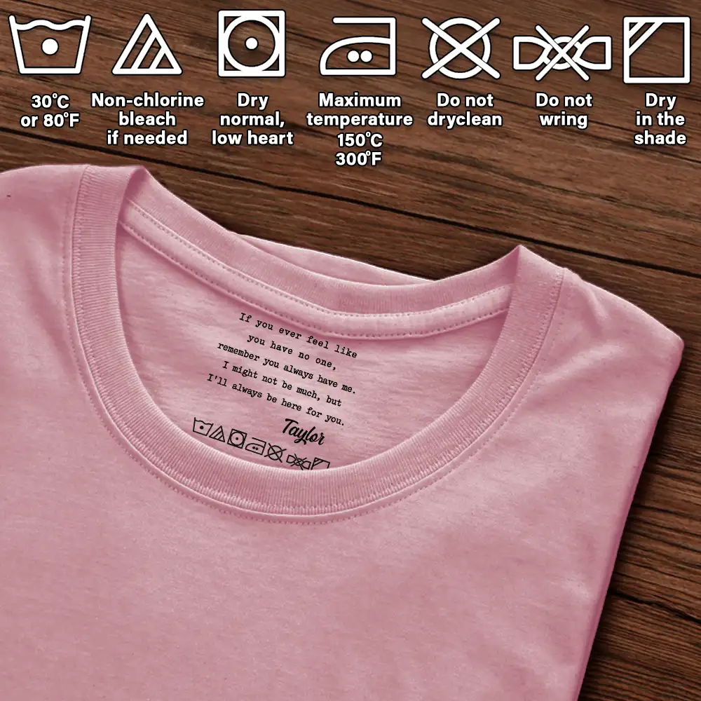 Mom Daughter Remember I Always Be Here For You Emotional Support - Personalized T Shirt - Image 6