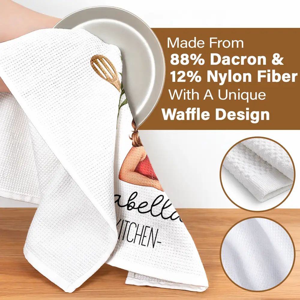 Mom Grandma Kitchen - Personalized Kitchen Towel - Image 4