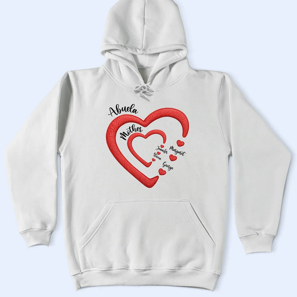 Mom Grandma Sweethearts - Personalized T Shirt - Image 4