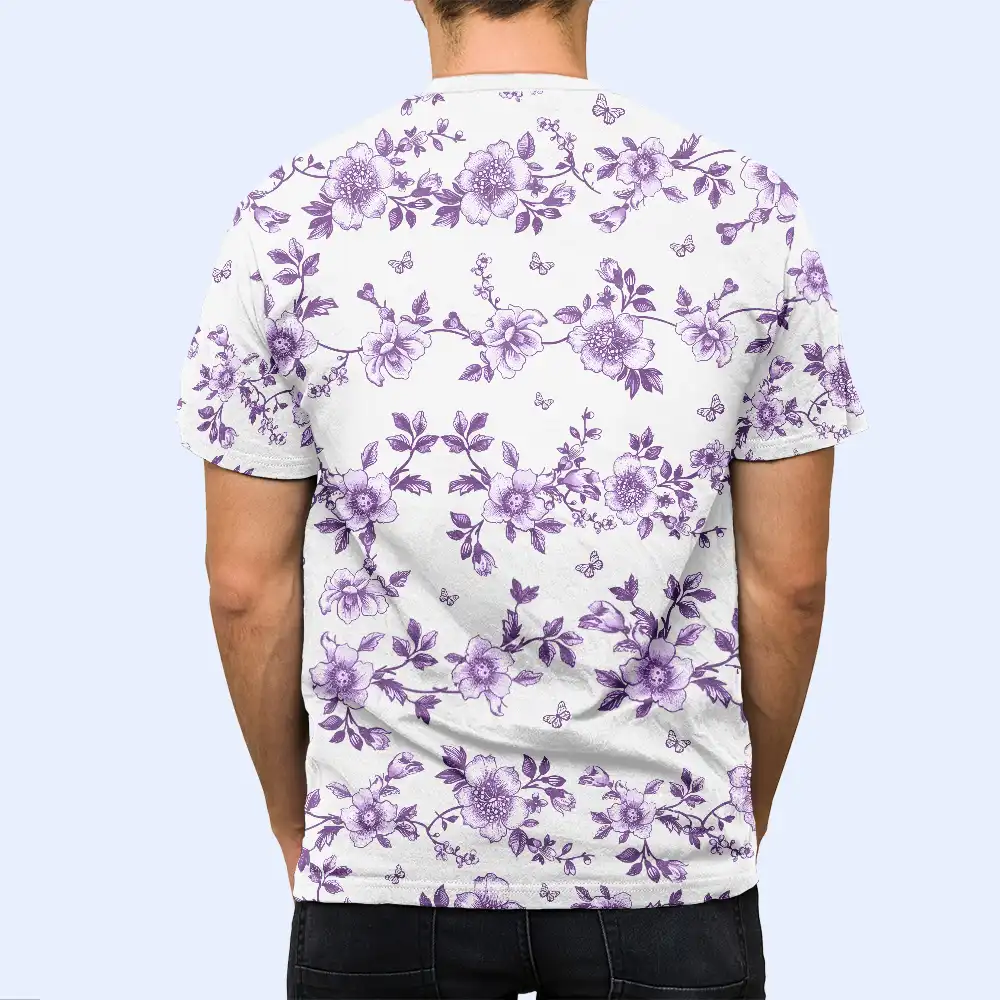 Mom Grandma Sweethearts Toile - Personalized Full Print T Shirt - Image 6