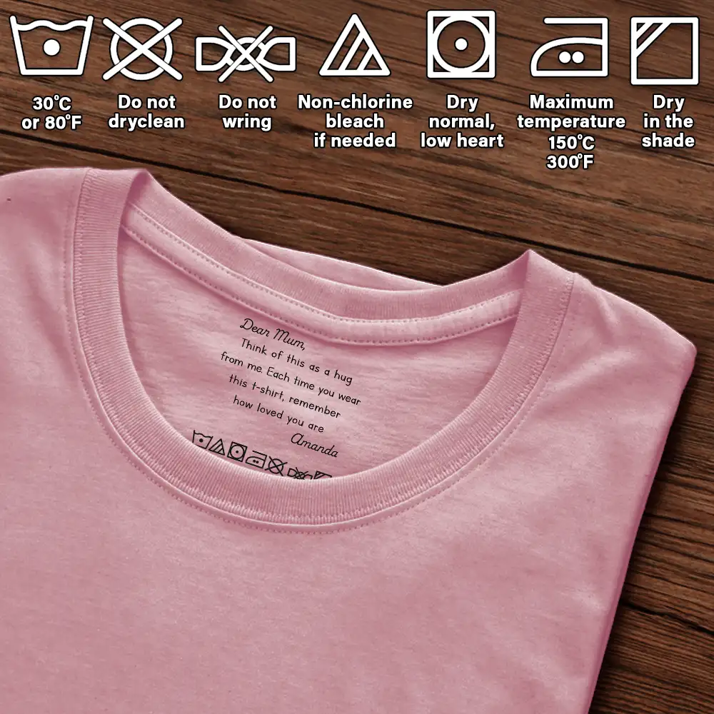 Mom I Hope You Wear This Tee And Consider It A Big Hug - Personalized T Shirt - Image 6