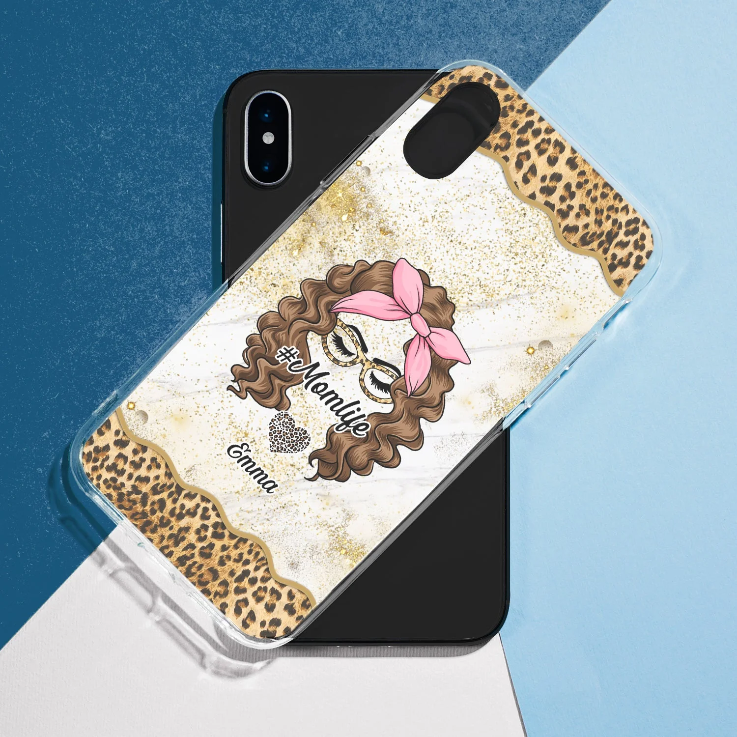 Mom Life - Gift For Mother - Personalized Clear Phone Case - Image 5