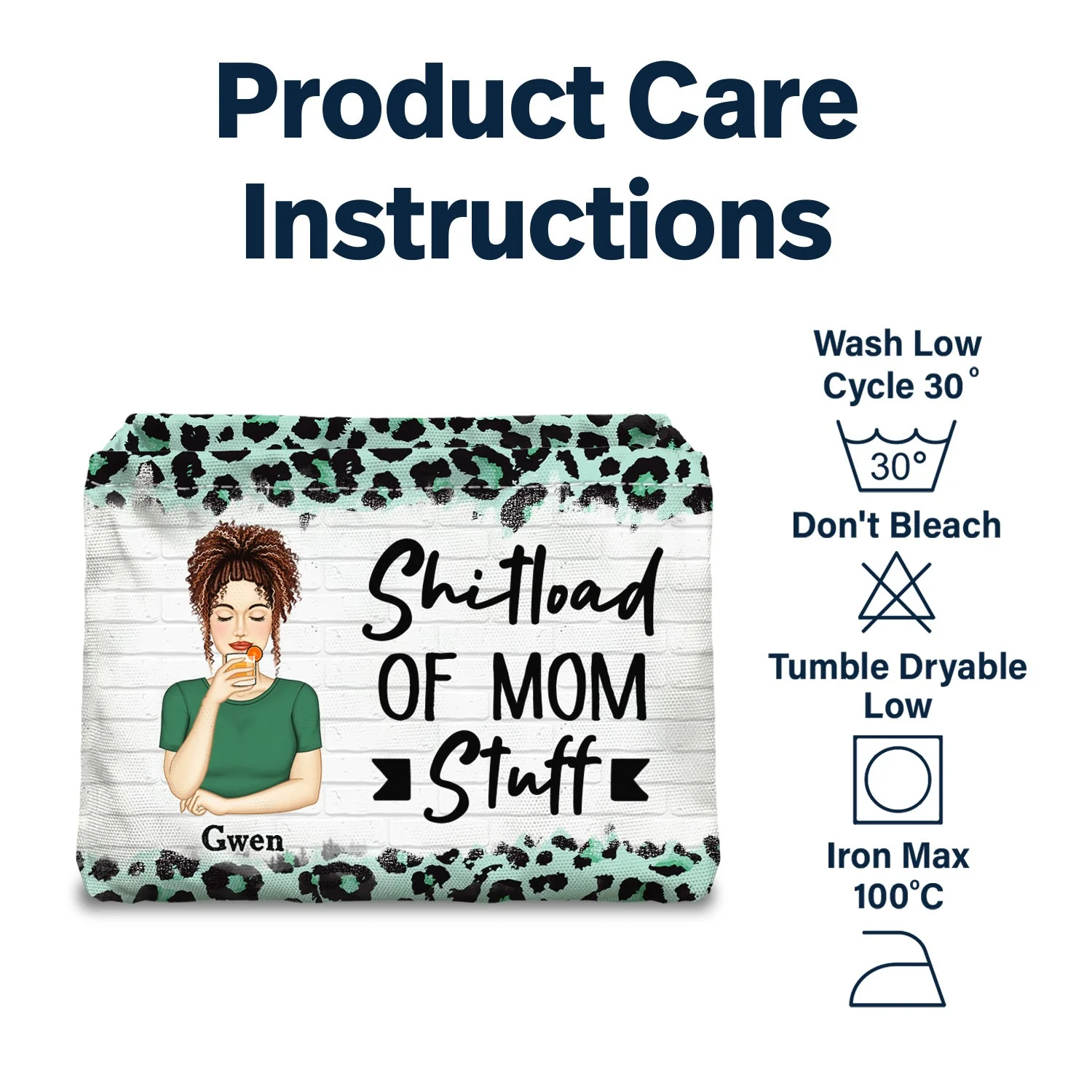 Mom Stuff - Gift For Mother - Personalized Storage Box - Image 5