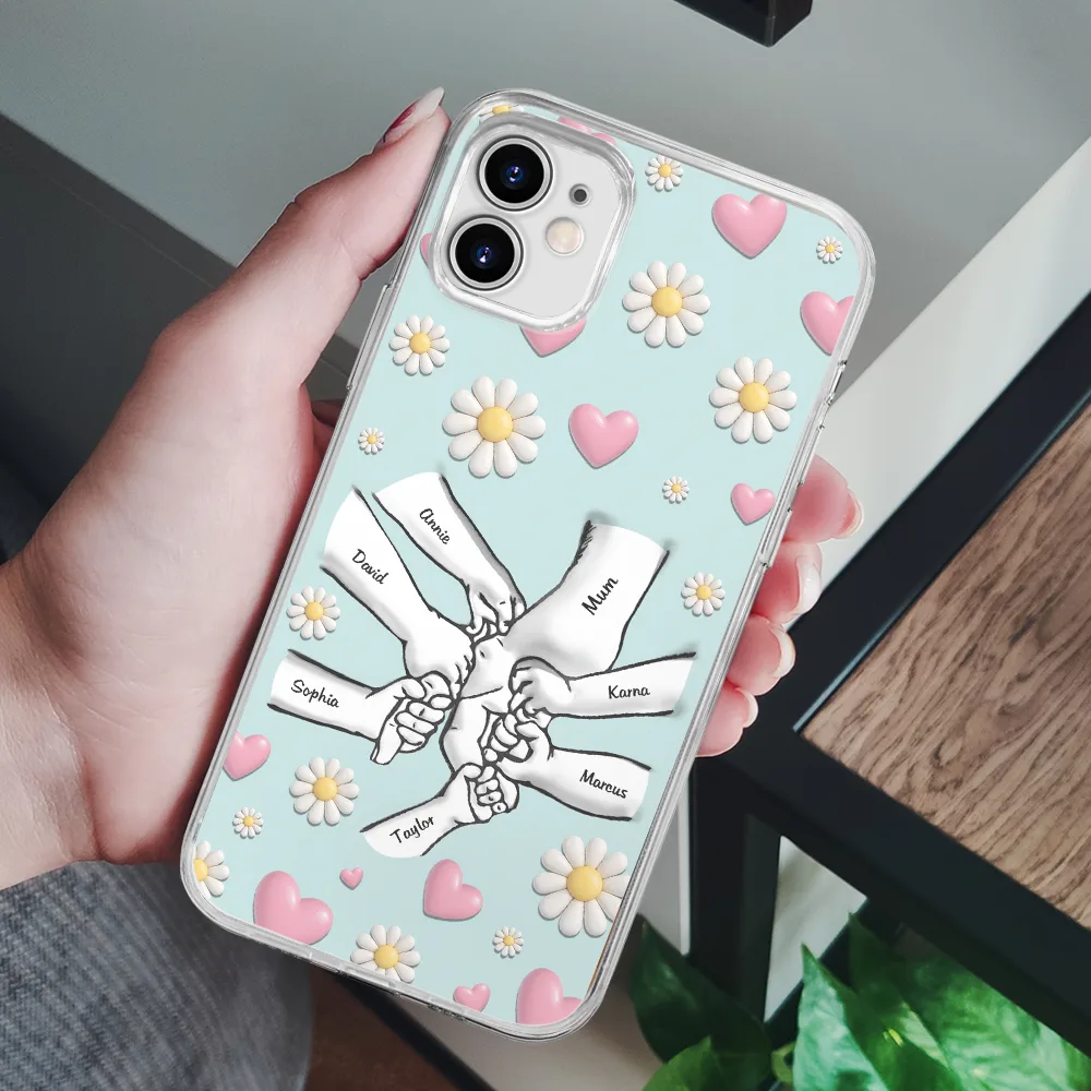 Mom We Love You - Personalized Clear Phone Case - Image 6