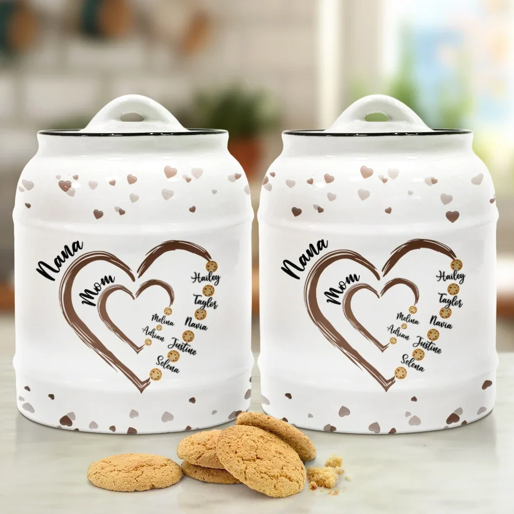 Mom's Grandma's Little Cookies - Personalized Cookie Jar - Image 2