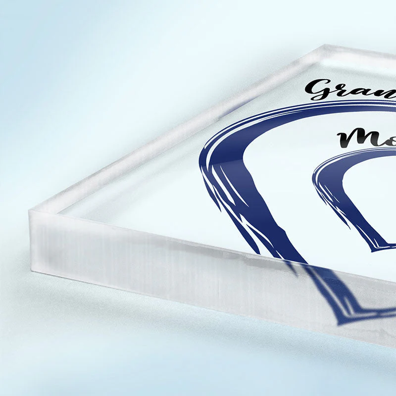 Mom's Grandma's Sweethearts - Gift For Mother, Grandmother - Personalized Square Shaped Acrylic Plaque - Image 3