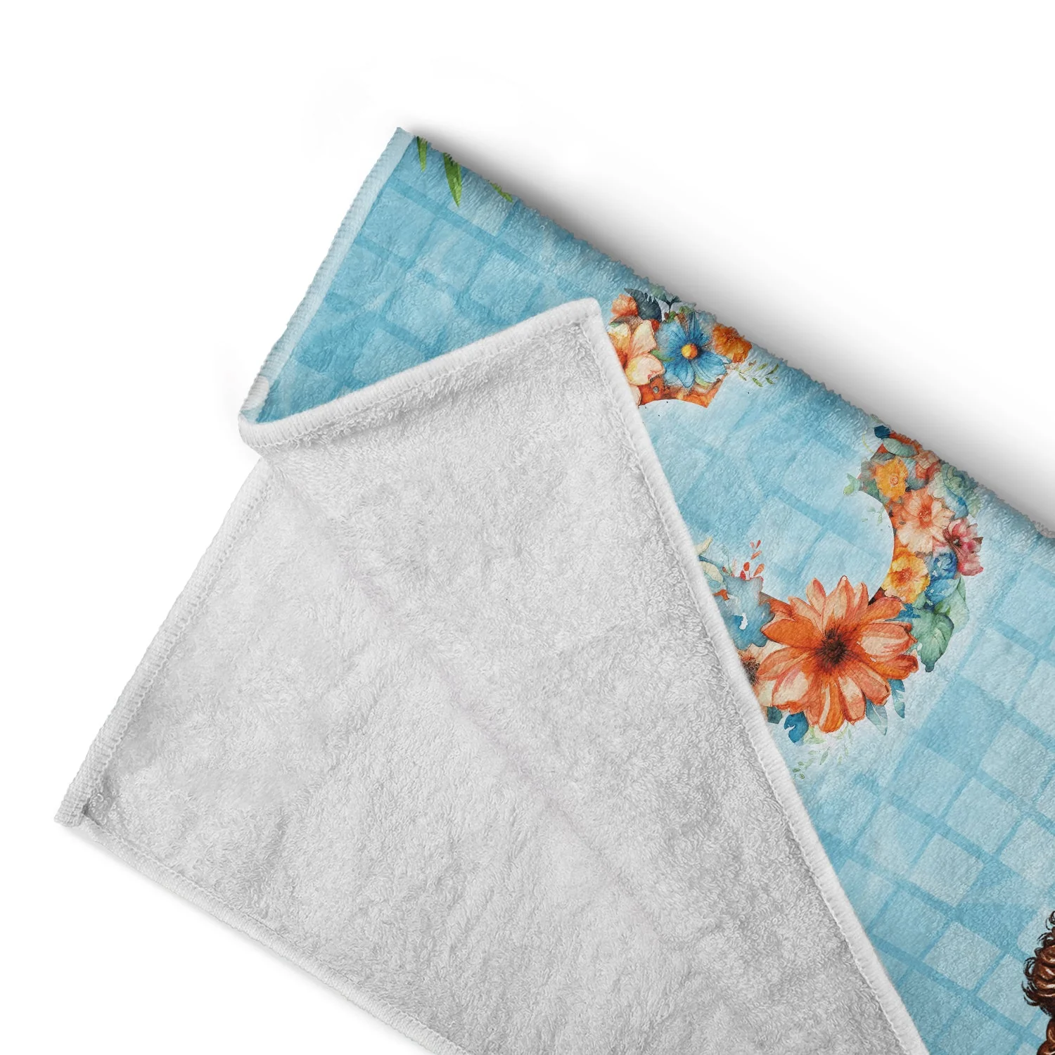 Monogram Beach Towel - Gift For Women, Beach Lovers - Personalized Beach Towel - Image 4