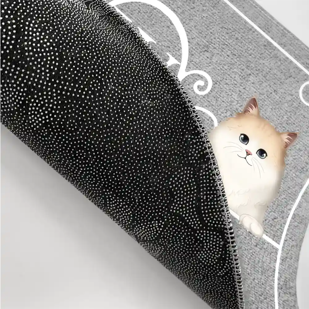 Monogram Family Name Dog Cat Pet - Personalized Doormat - Image 3