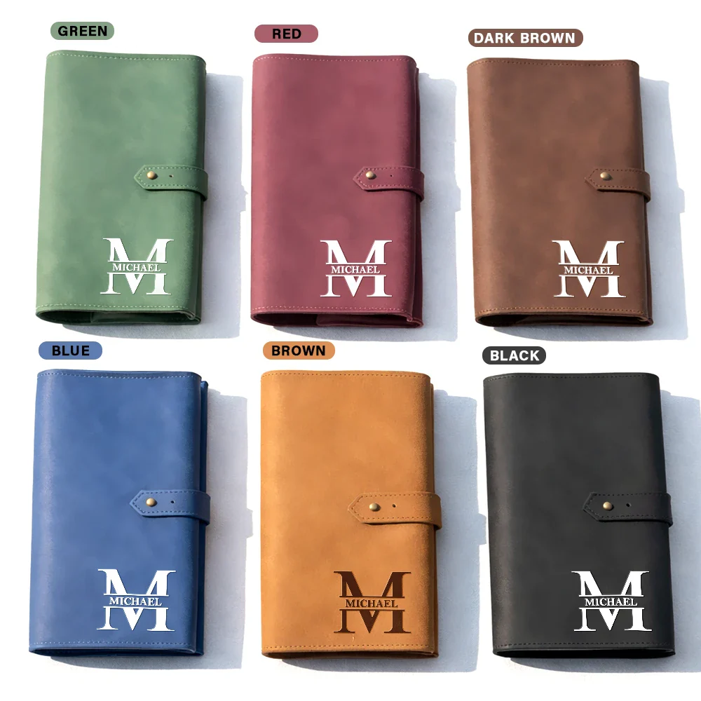 Monogram Name Initial - Personalized Leather Cable Bag - Image 3