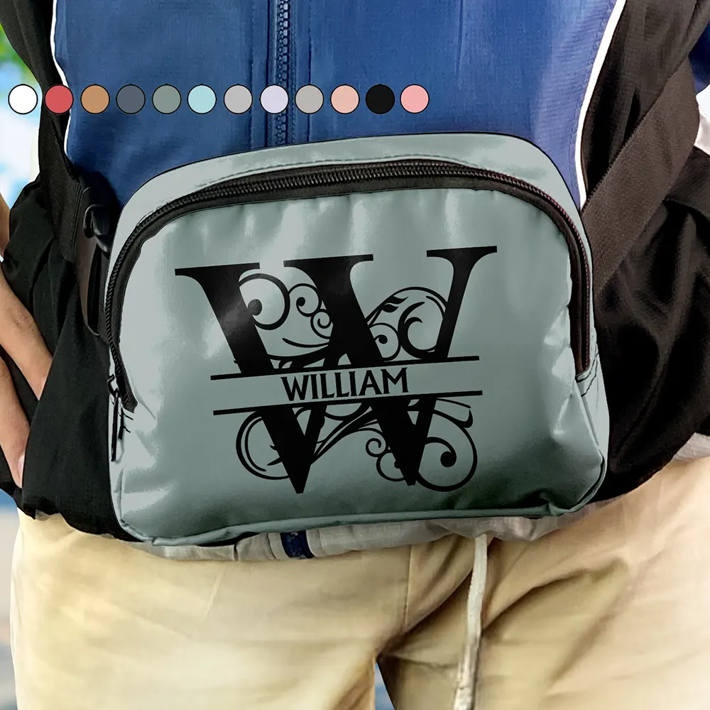 Monogram Name - Personalized Crossbody Belt Bag