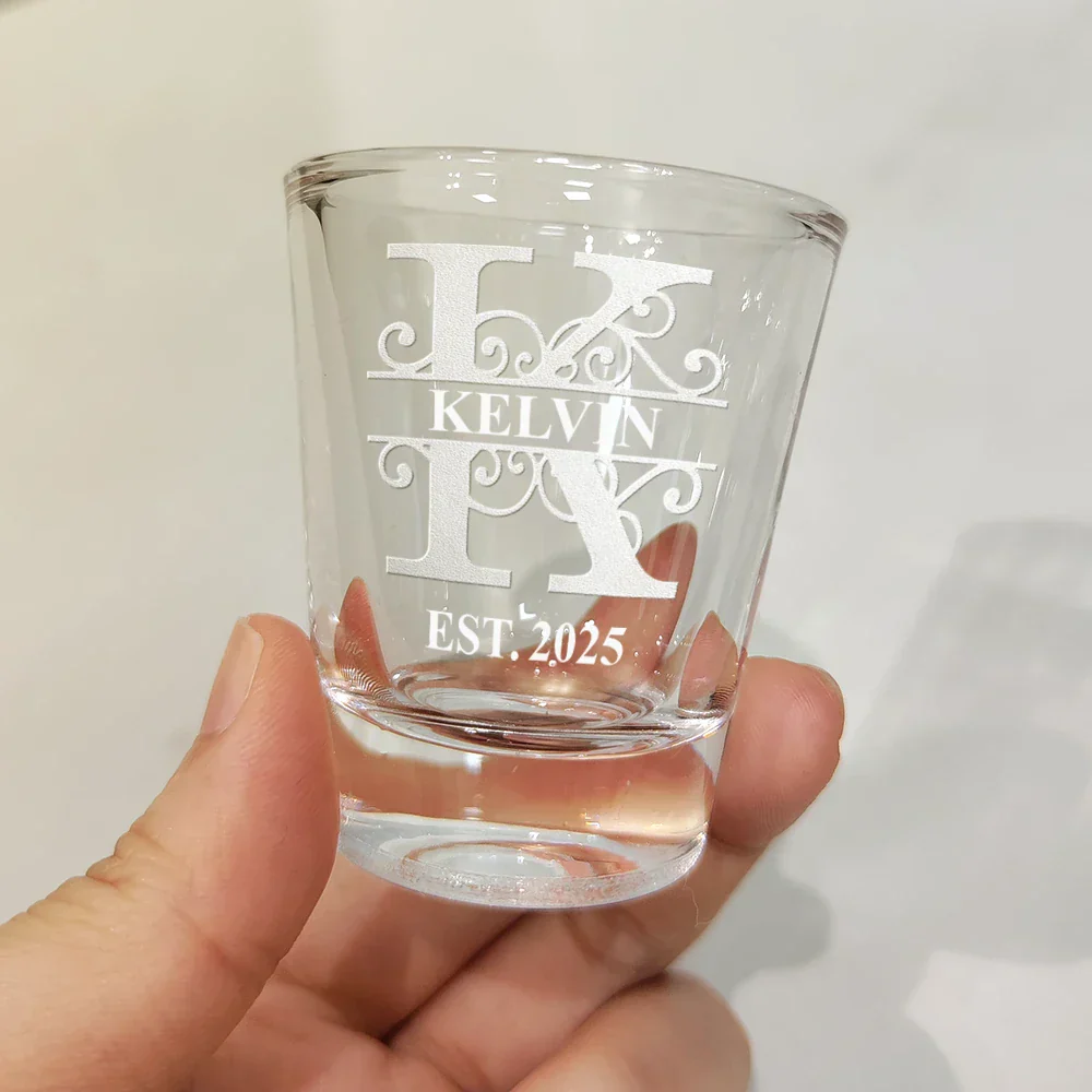 Monogram Name - Personalized Shot Glass - Image 3