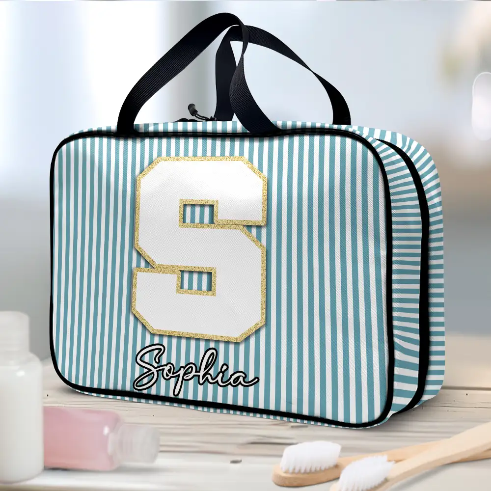 Monogram Name - Personalized Toiletry Bag - Image 2
