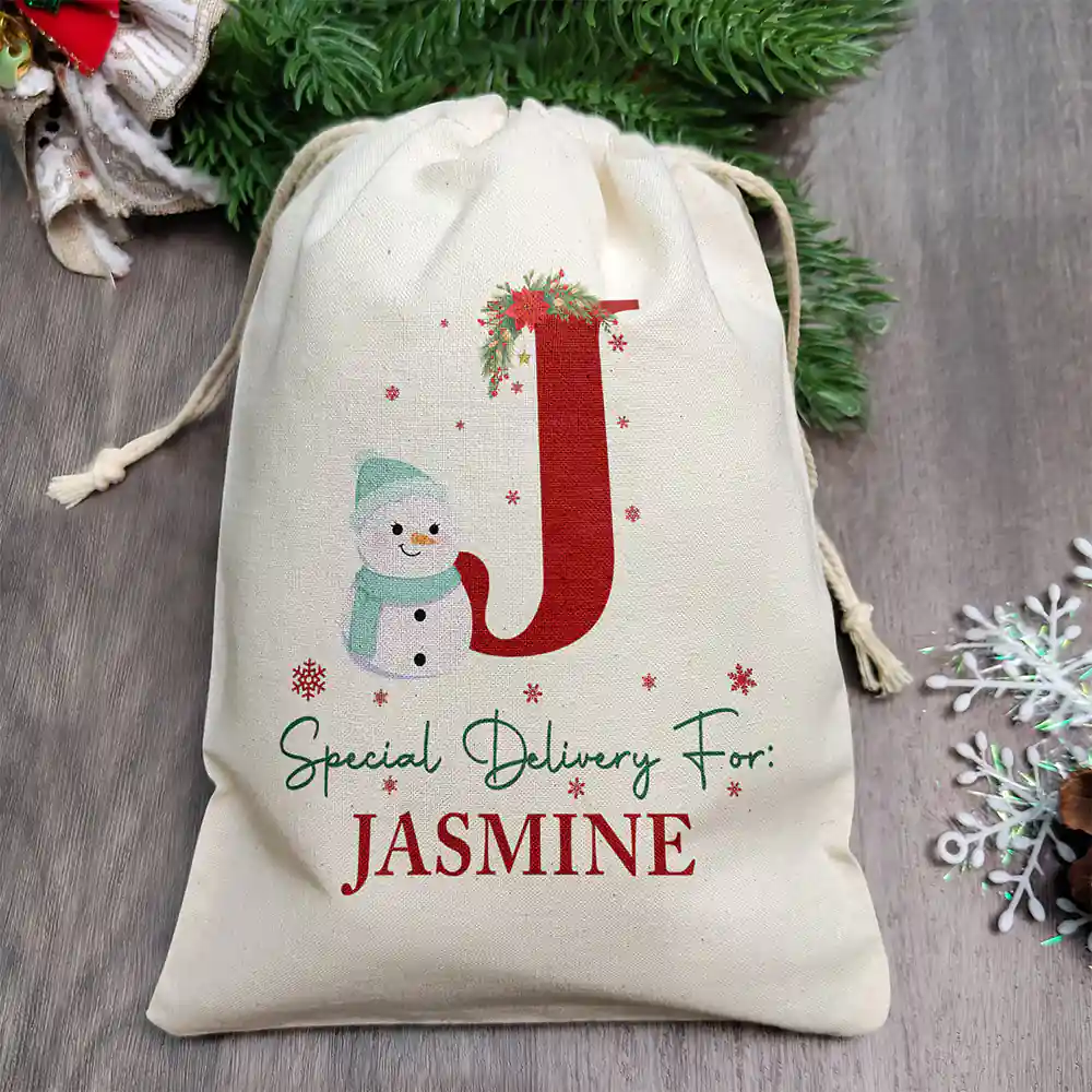 Monogram Name Special Delivery - Personalized Favor Bag - Image 2