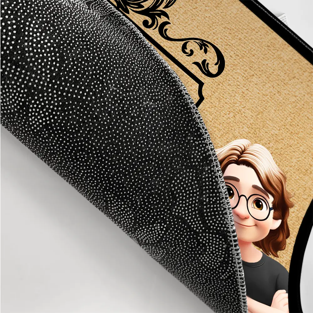 Monogram Style Family Name & Member - Personalized Doormat - Image 3