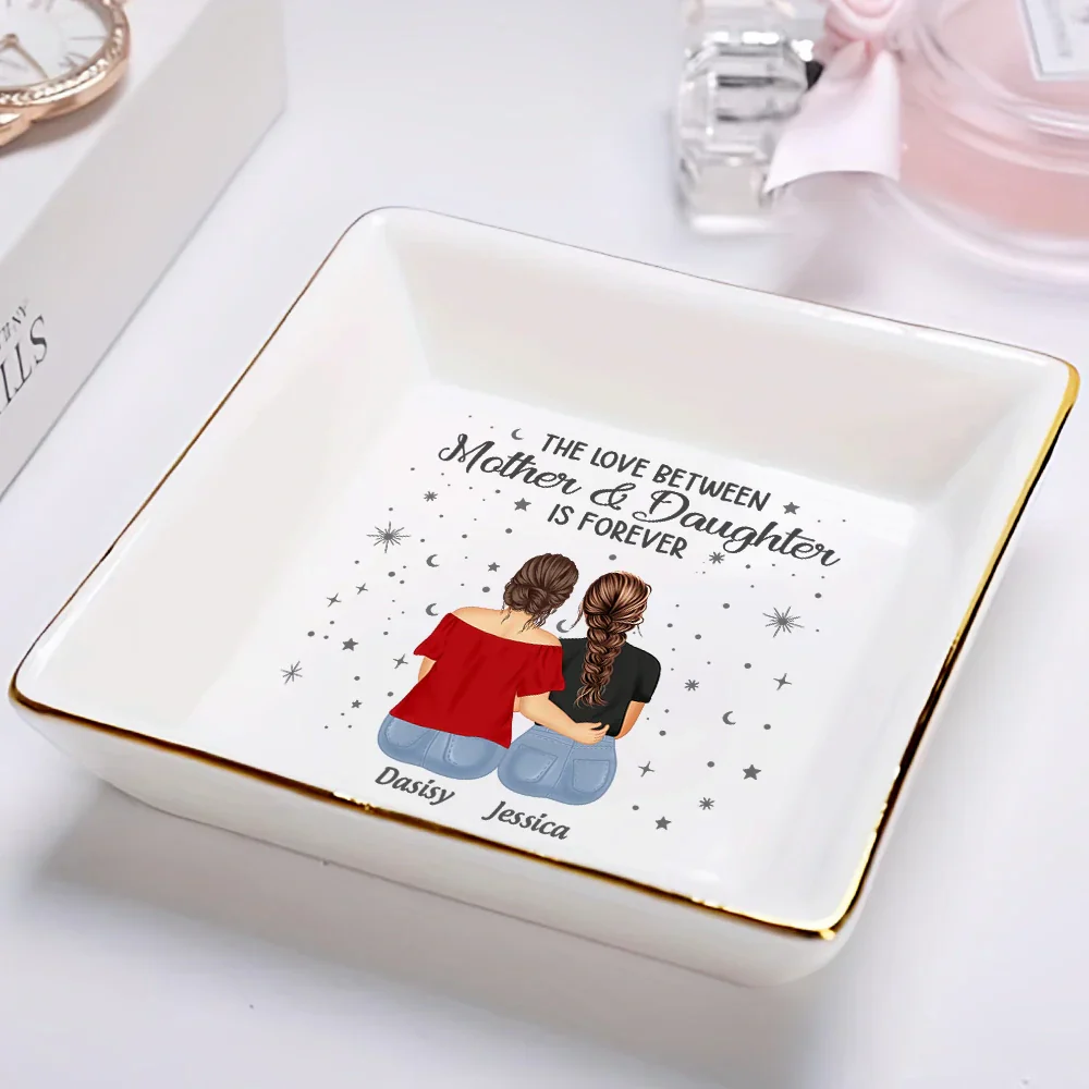 Mother & Daughter From The Start - Personalized Ring Dish - Image 2