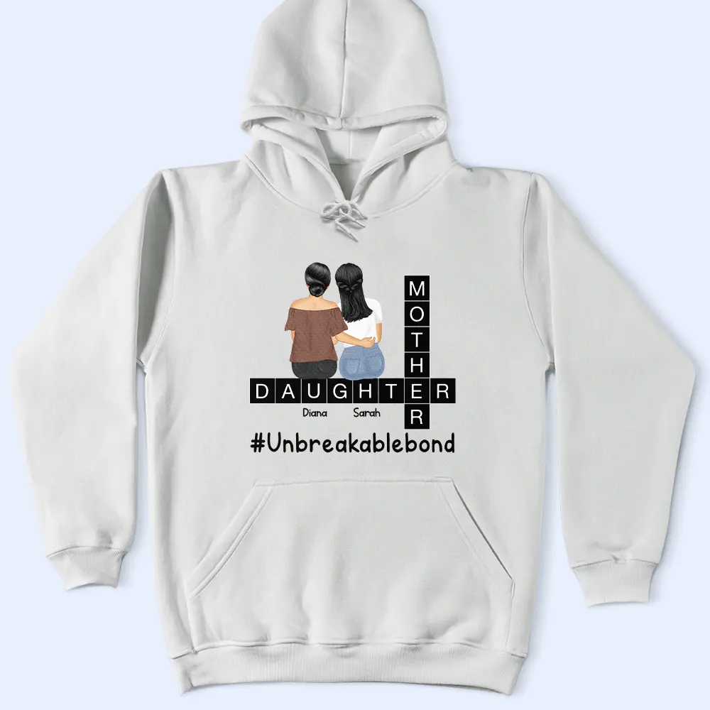 Mother Daughter Unbreakablebond - Personalized T Shirt - Image 4