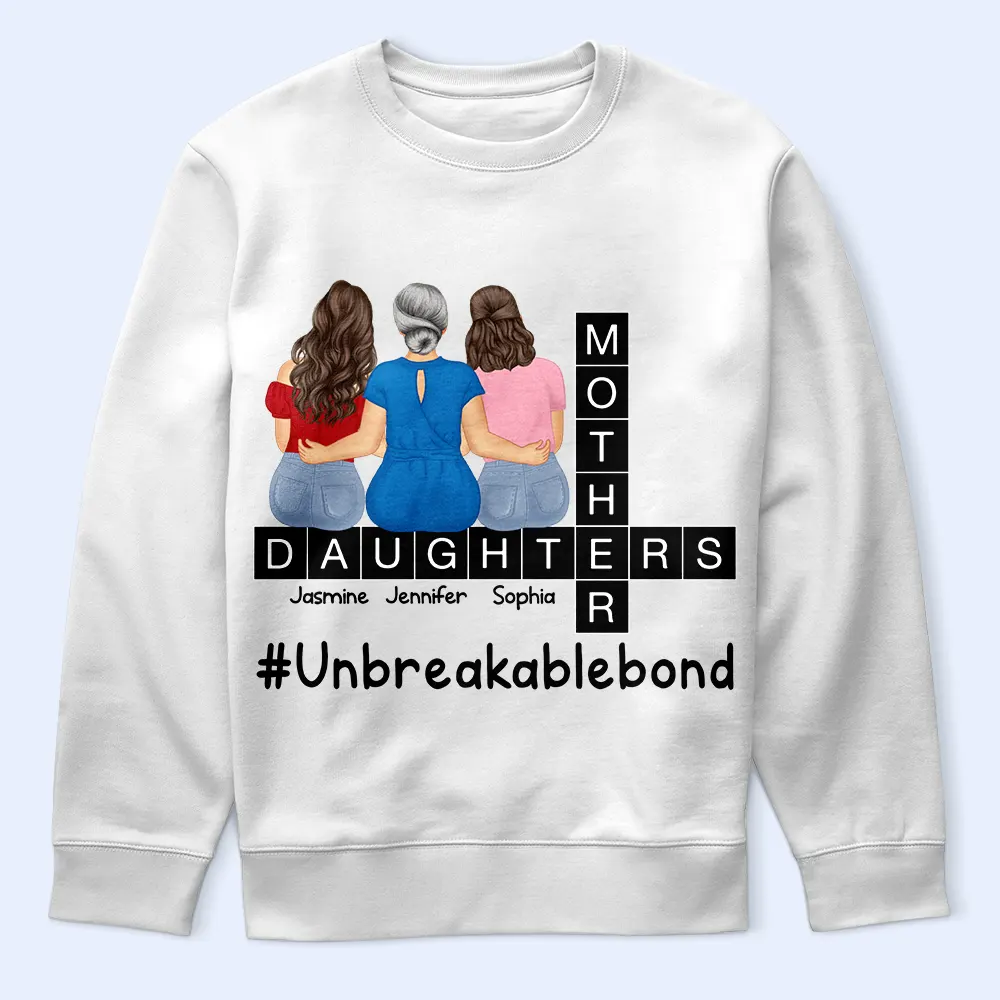 Mother Daughter Unbreakablebond - Personalized T Shirt - Image 5