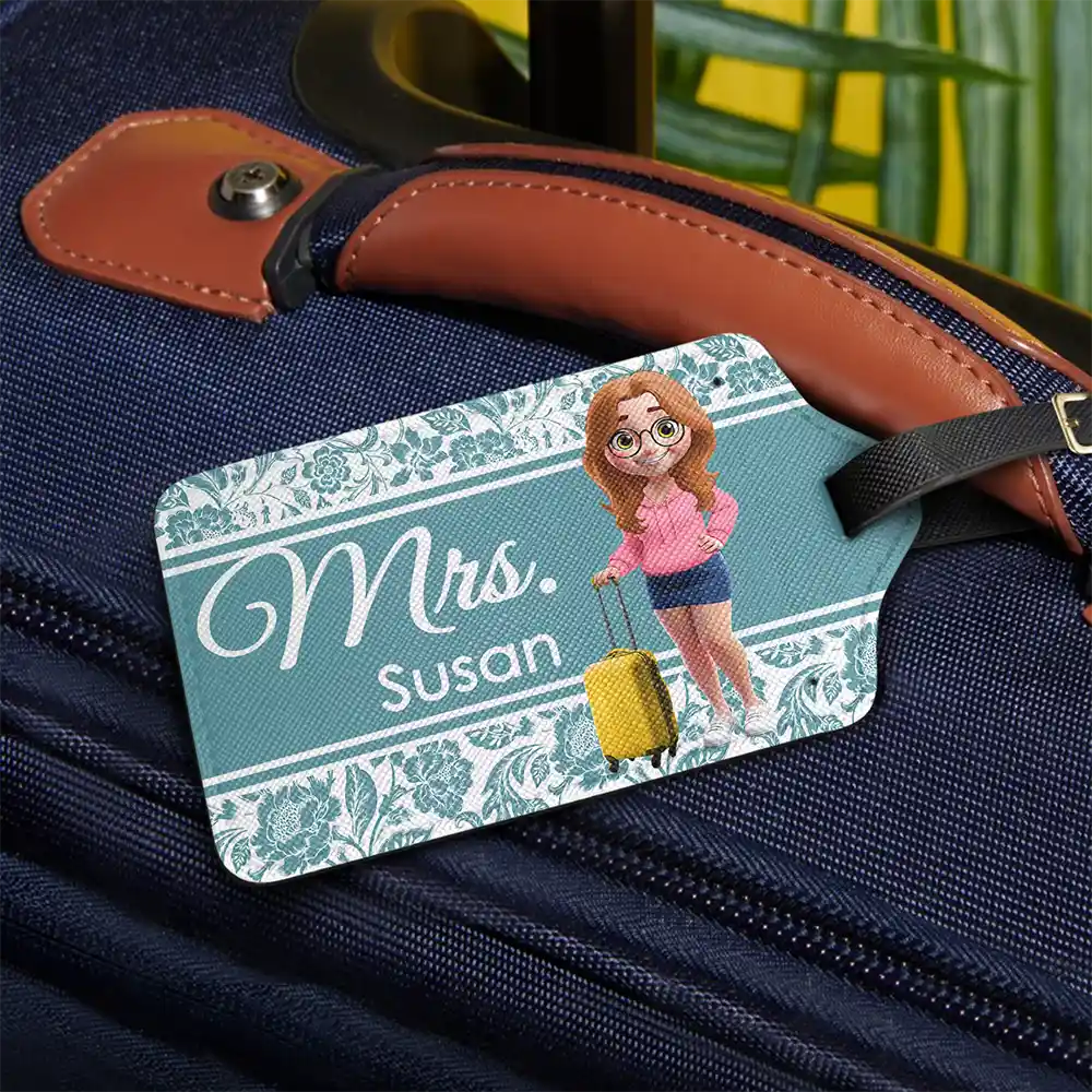 Mr and Mrs Travel - Personalized Combo 2 Luggage Tags - Image 2
