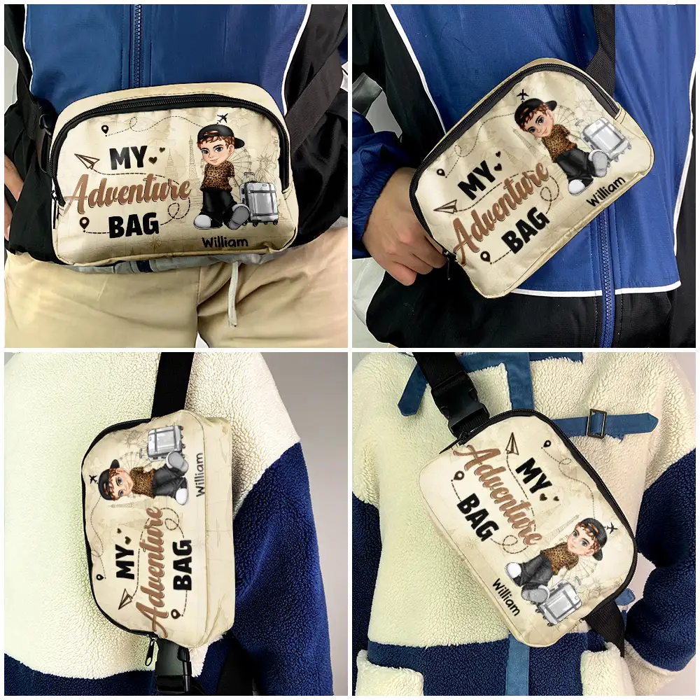 My Adventure Bag - Personalized Crossbody Belt Bag - Image 5