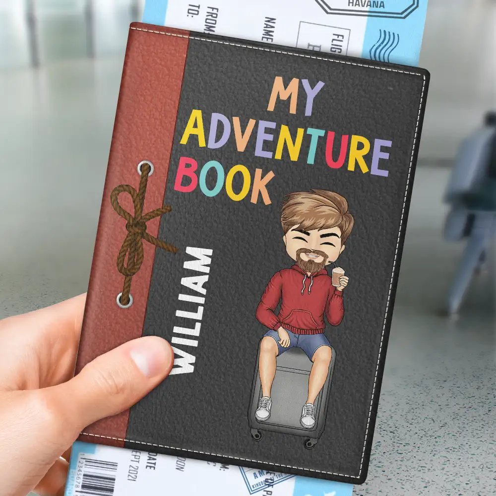 My Adventure Book - Personalized Passport Cover, Passport Holder - Image 3