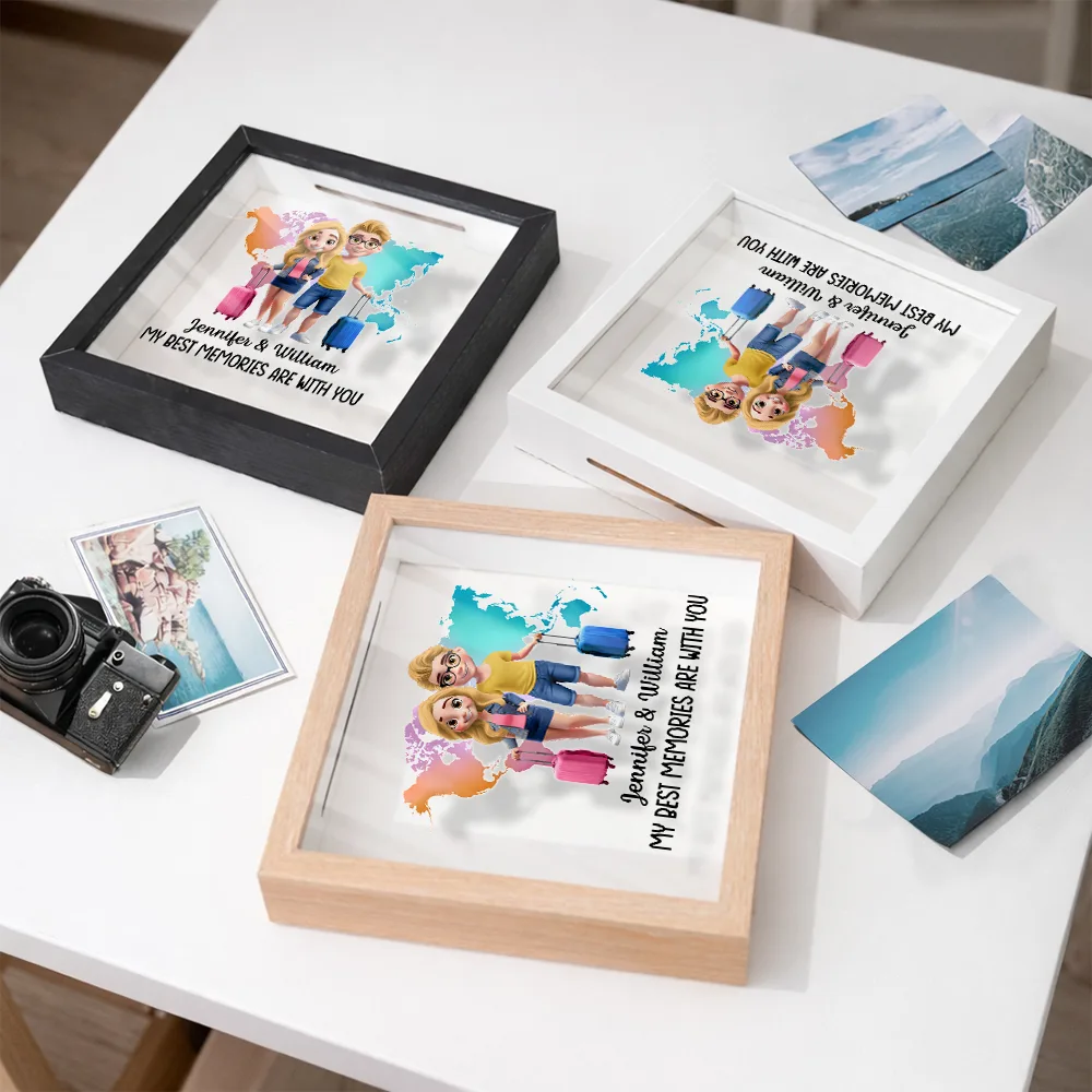 My Best Memories Are With You - Personalized Ticket Memory Box - Image 4